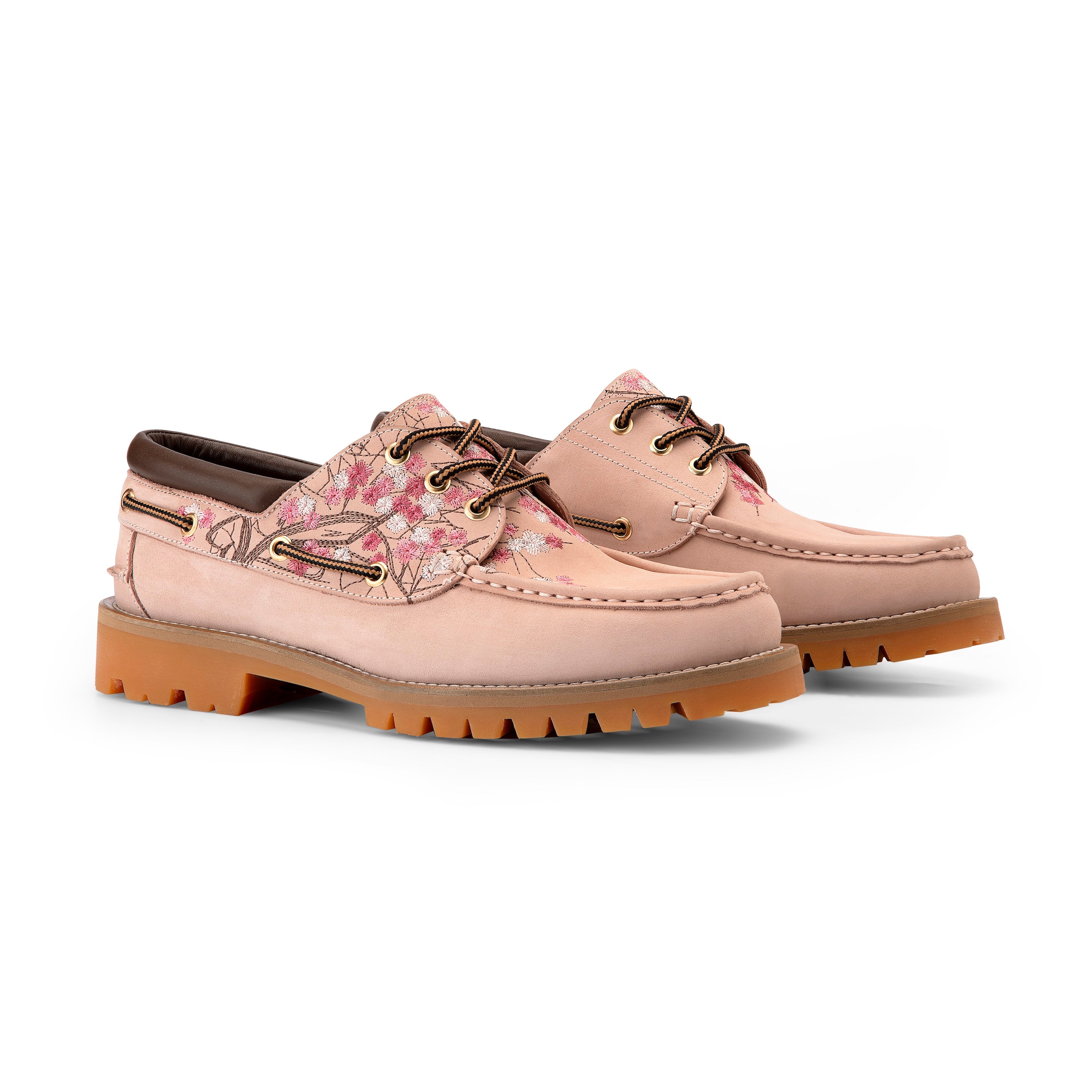 スニーカー NEGATIVETHREE Duck Boat Shoes PINK 네거티브쓰리 덕보트 슈즈 핑크 | NegativeThree | KREAM