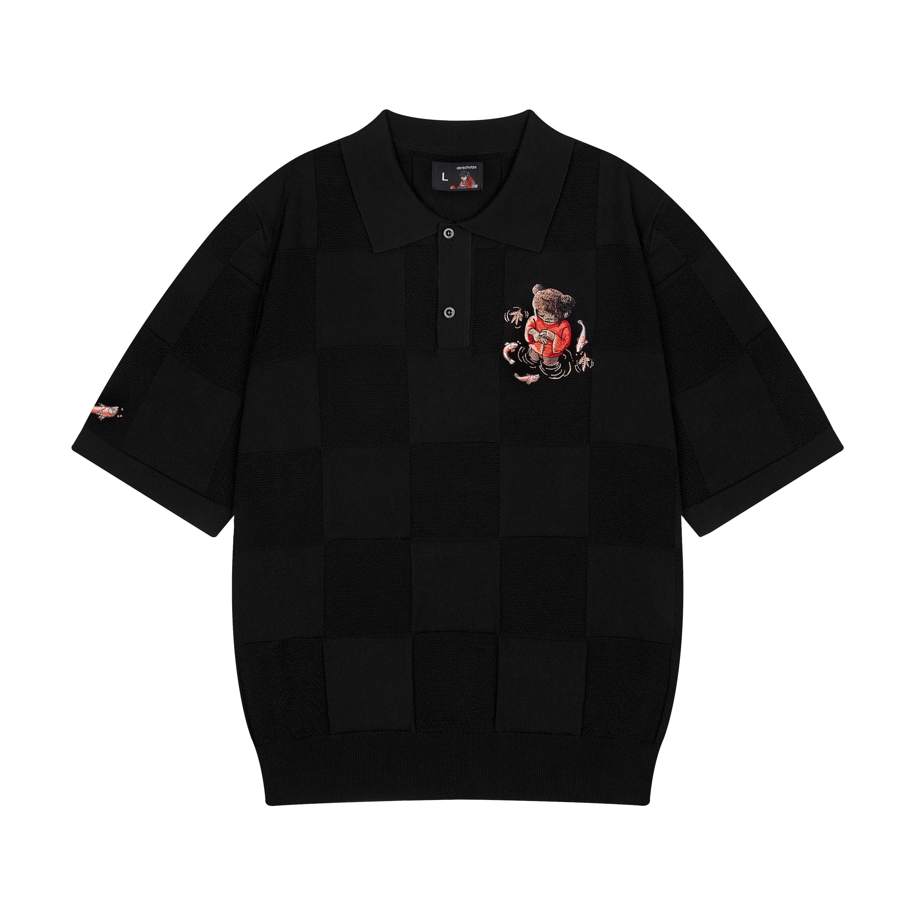 トップス NAMACHEKO Check-Pattern Polo Shirt トップス NAMACHEKO Check-Pattern Polo Shirt 2025年最新