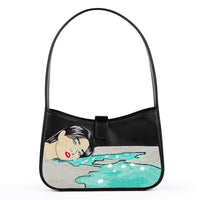 "puddle of tears" Handbag black