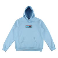 "grand theft" Hoodie baby blue