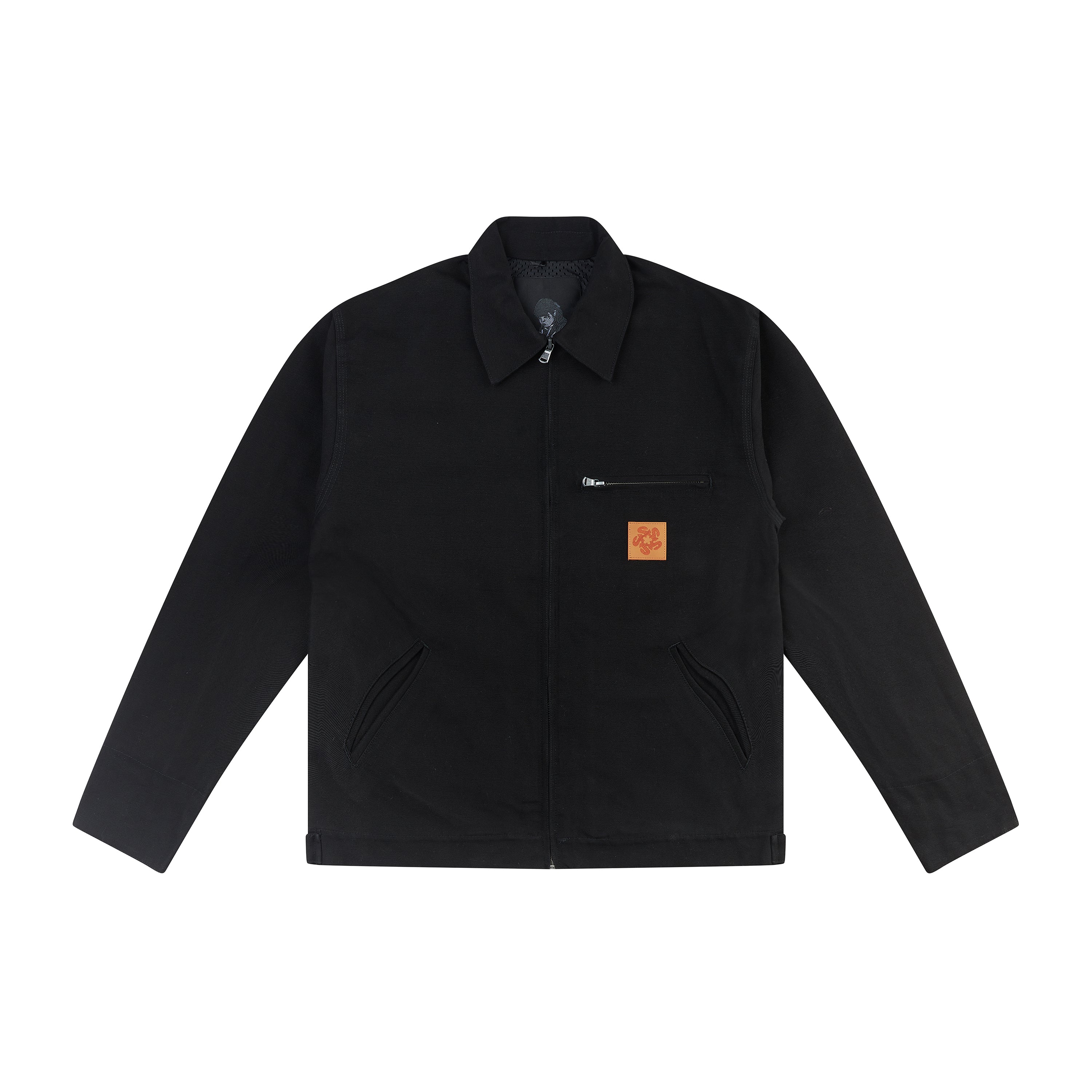 Carhartt Detroit Jacket - Black / Black / Rinsed