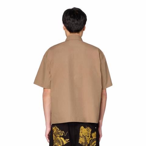 "yakuza" Shirt brown