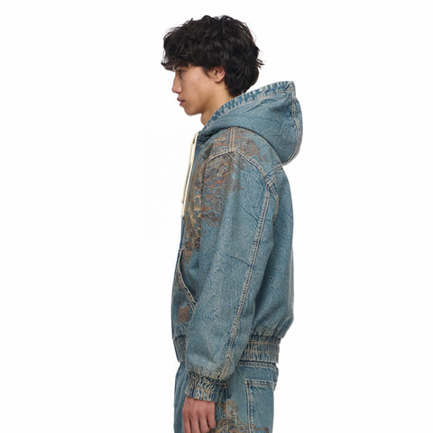 "thangka" workwear Jacket blue