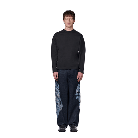 "hellboy" indigo raw Denim 01