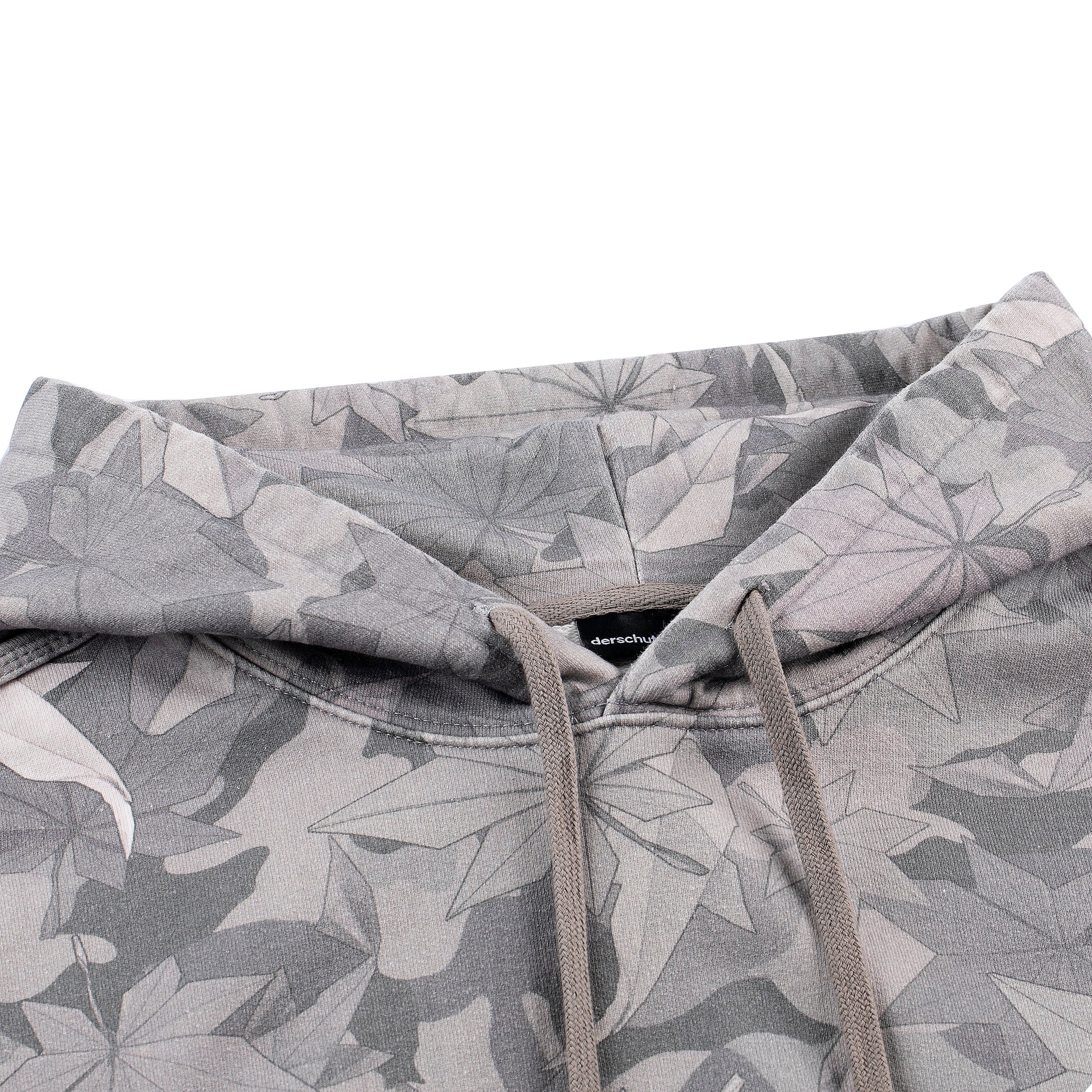 Layered Crush Hoodie(Camo×Gray) origami
