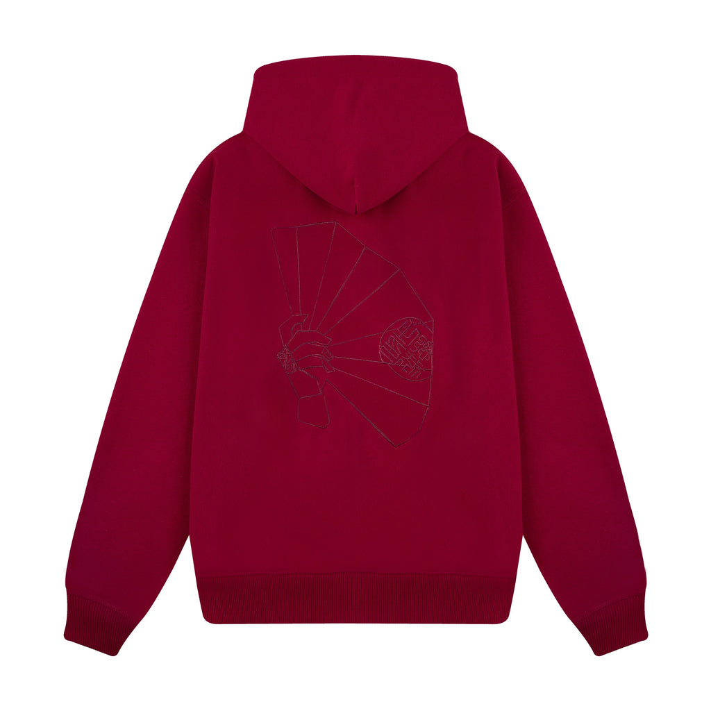 yen Zip Up Burgundy Derschutze yen-zip-up-burgundy-derschutze