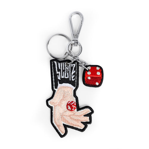 "dice" keychain