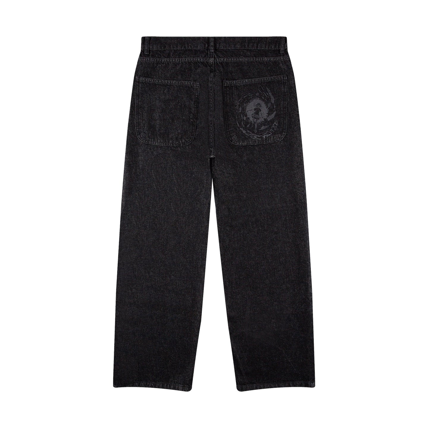 Laser-Distressed Denim Jeans main image 1