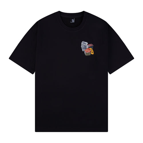 "faces" T-Shirt black