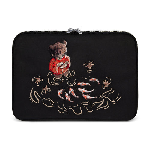 "koi fish" laptop bag