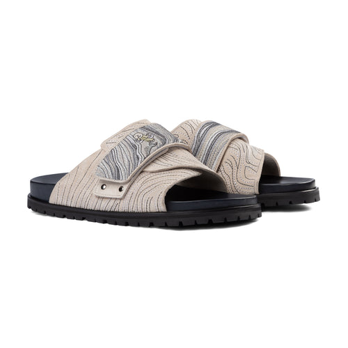 "lotus" slides beige