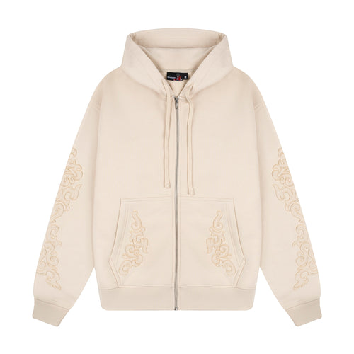 "western" Zip Up beige