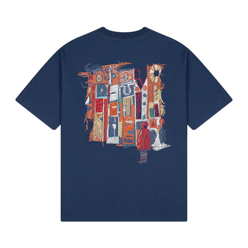 "mosaic" T Shirt navy