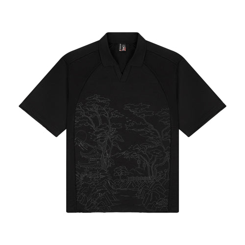 "sashiko v2" Jersey black