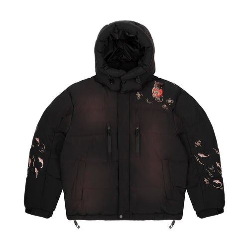 "koi fish" Puffer black