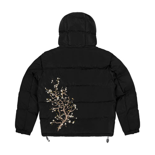 "blossom" Puffer black