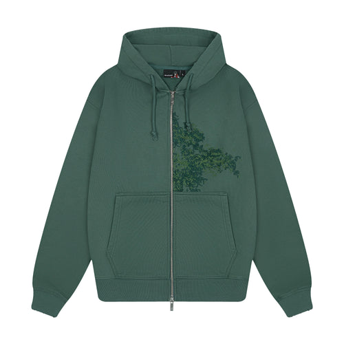 "NYC to RIO" Zip Up green