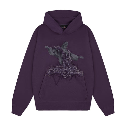 "NYC to RIO" Hoodie purple