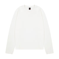 "blossom" waffle Longsleeve white
