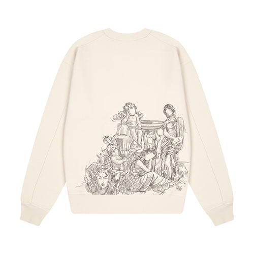 "gallery" Crewneck creme