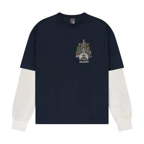 "gallery" layered Longsleeve navy