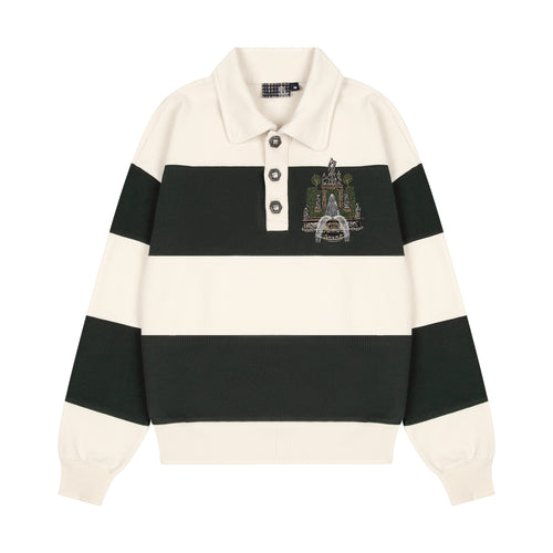 "gallery" striped Polo Sweatshirt