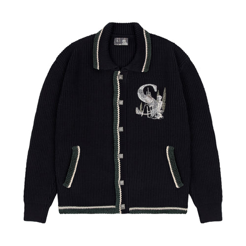 "gallery" Polo Cardigan