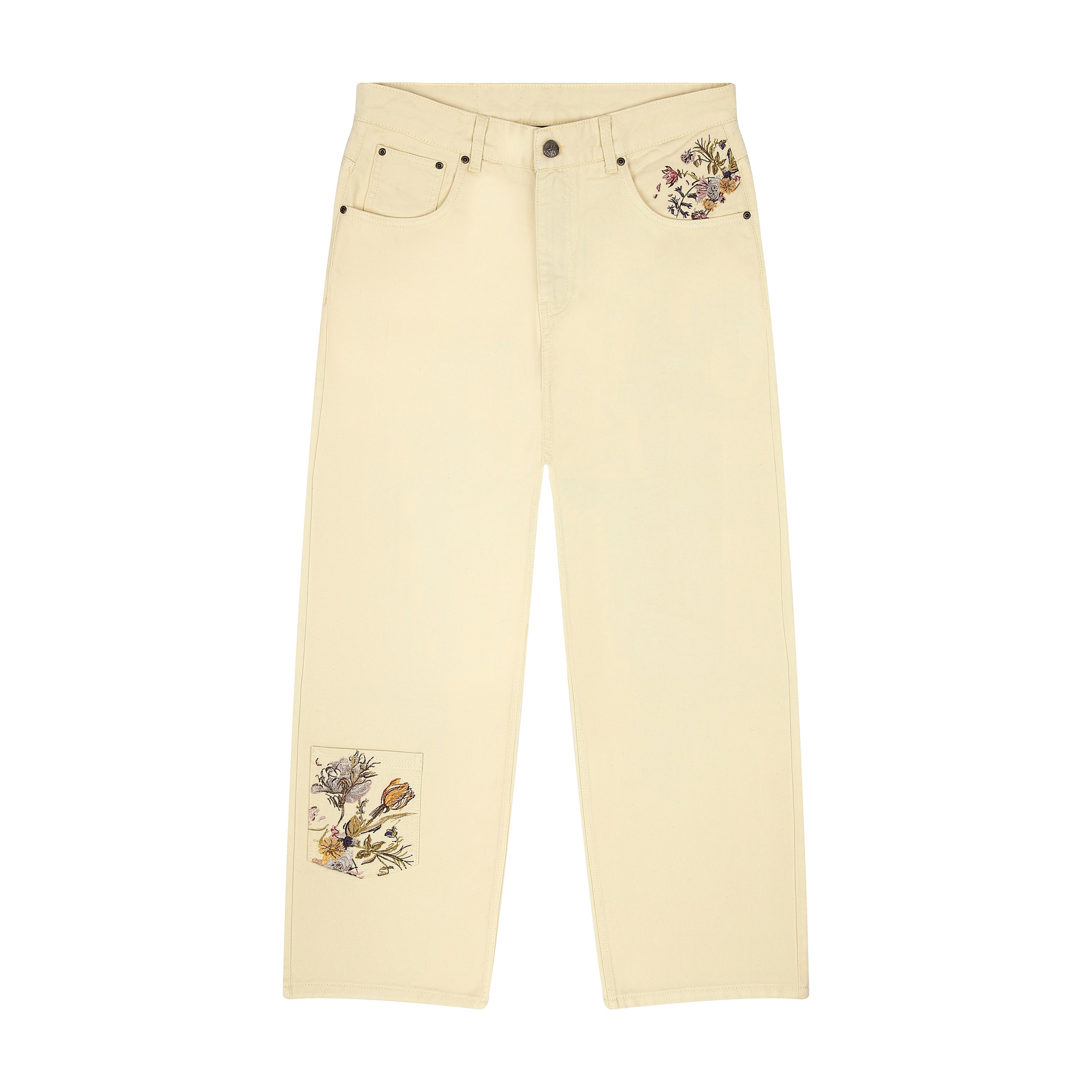 EZKATONのYellow Sandy Wide Denim Pants EZKATONのYellow Sandy Wide Denim Pants EZKATON NEW APPAREL