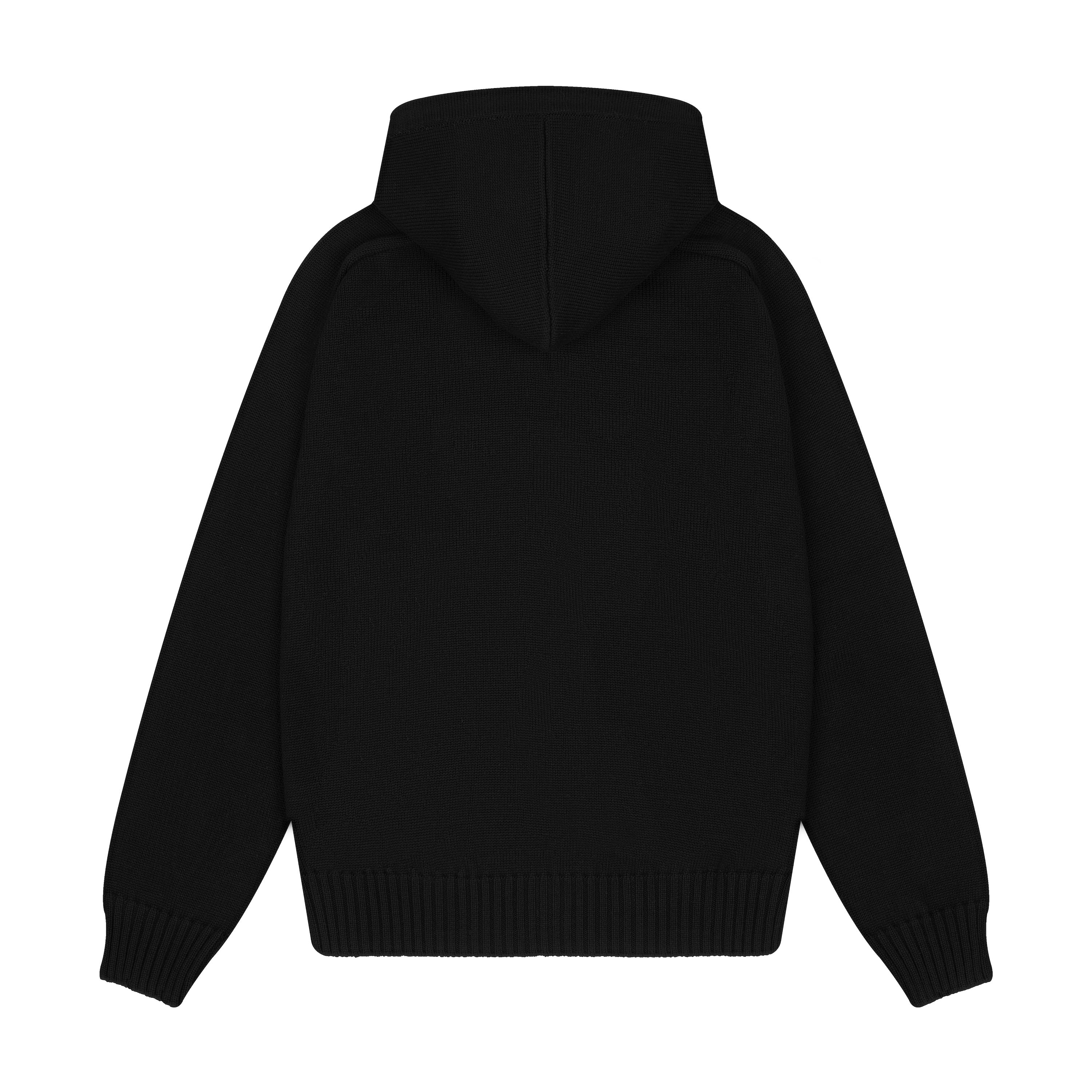 ★DNSR★ Armor Round Crop Knit Black garden of eden
