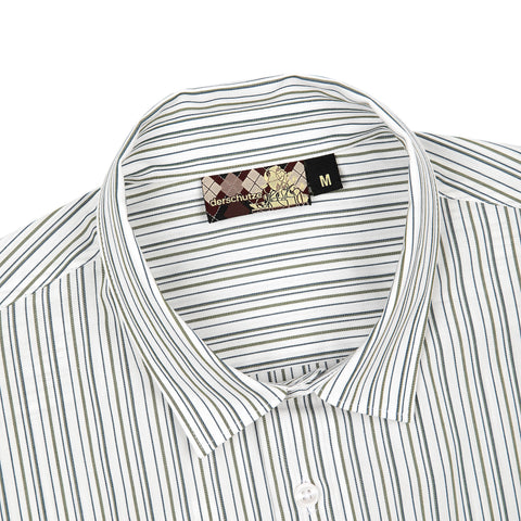 garden of eden" white-green striped Shirt derschutze garden of eden" white-green striped Shirt derschutze