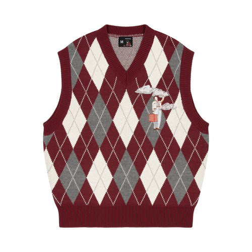 "on air" Knit vest