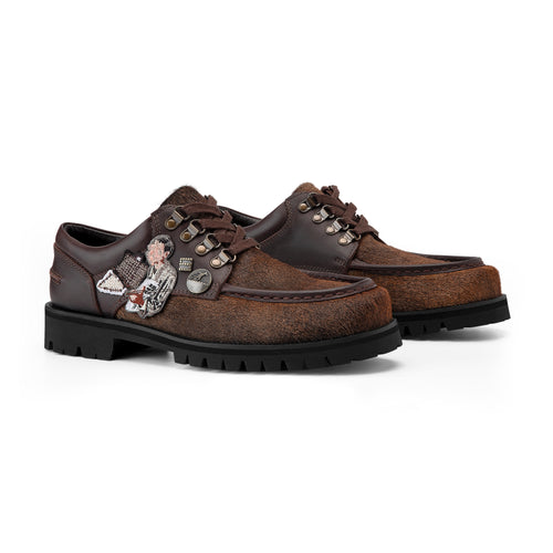 "on air" Boat shoes brown
