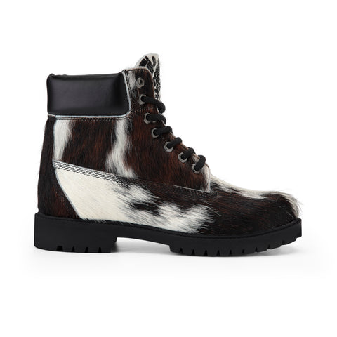 "aziza" cow hide Boots