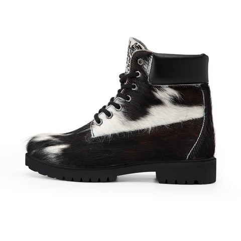 "aziza" cow hide Boots