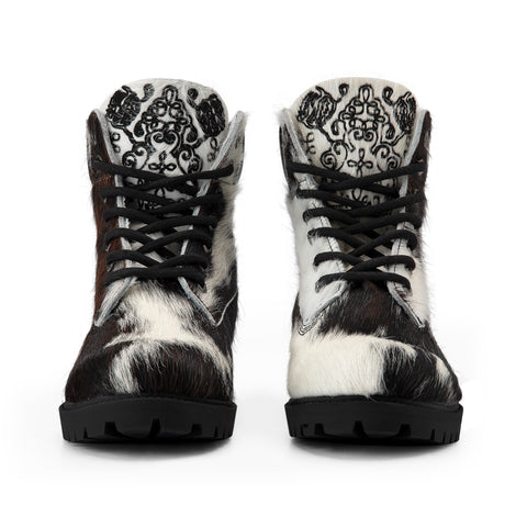 "aziza" cow hide Boots