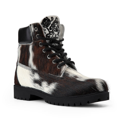 "aziza" cow hide Boots