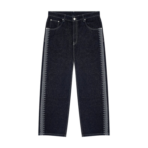 "aziza" raw Denim