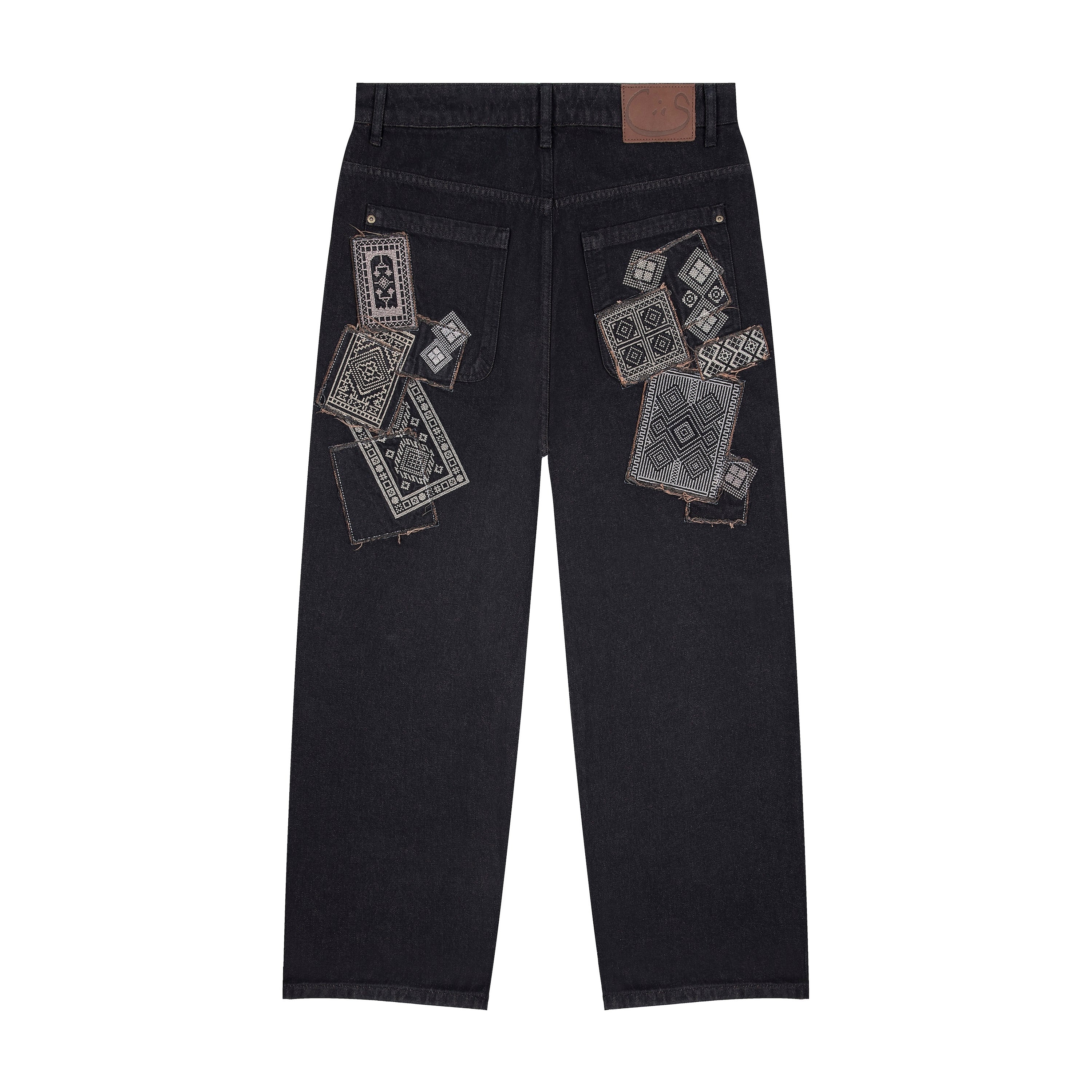 パンツ EMBROIDERY DAMAGE DENIM diante パンツ DIANTE EMBROIDERY DAMAGE DENIM Distressed Embroidered Jeans