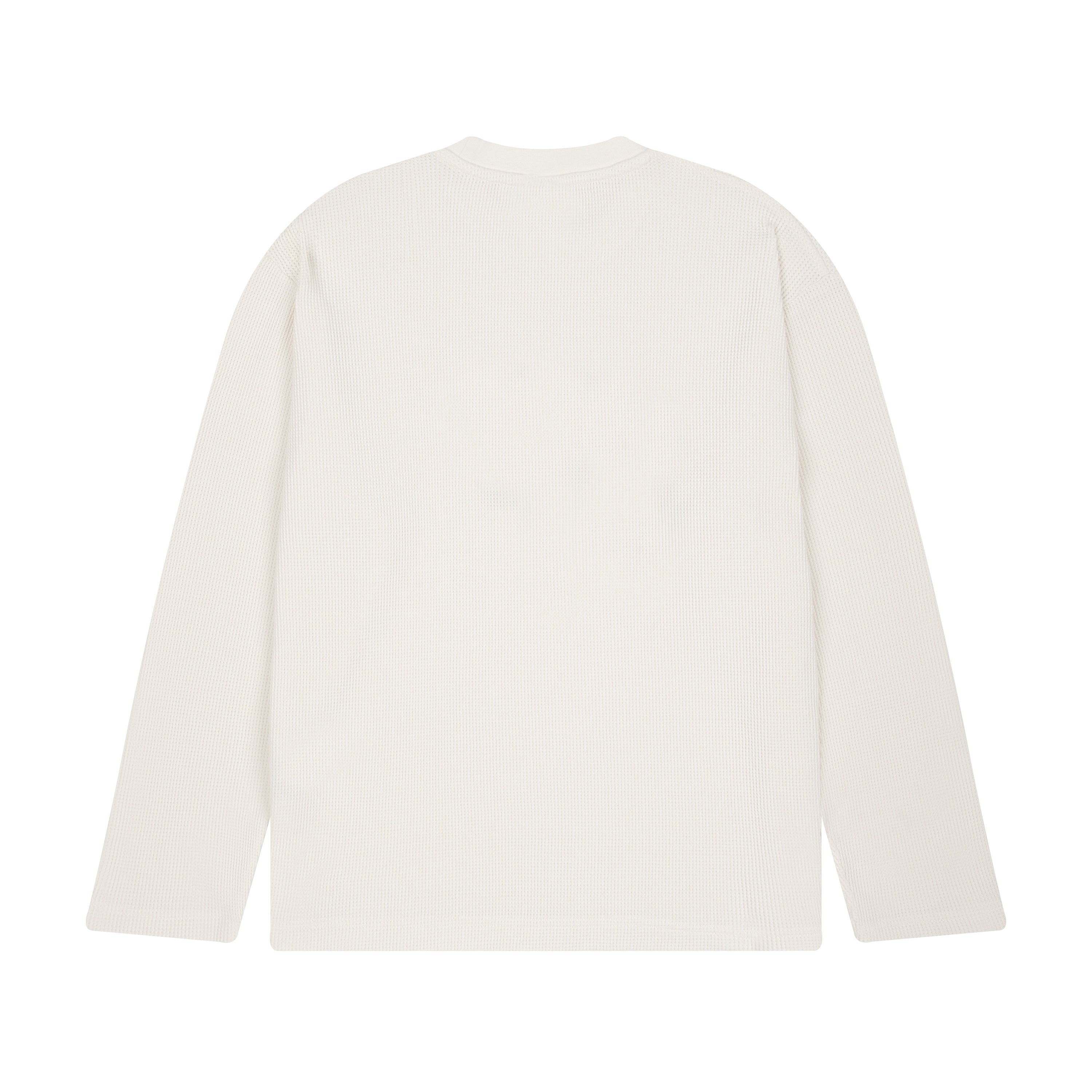 【SATIIIZ】Kied Waffle Long-Sleeved T-Shirt SATIIIZ (サティーズ) - キードワッフル長袖Tシャツ / Kied