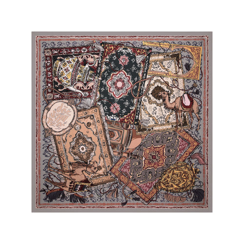 "yasmin v4"scarf taupe