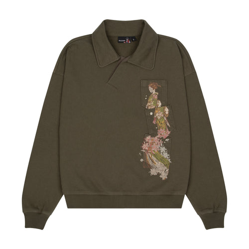 "yakuza v2" Polo Sweatshirt