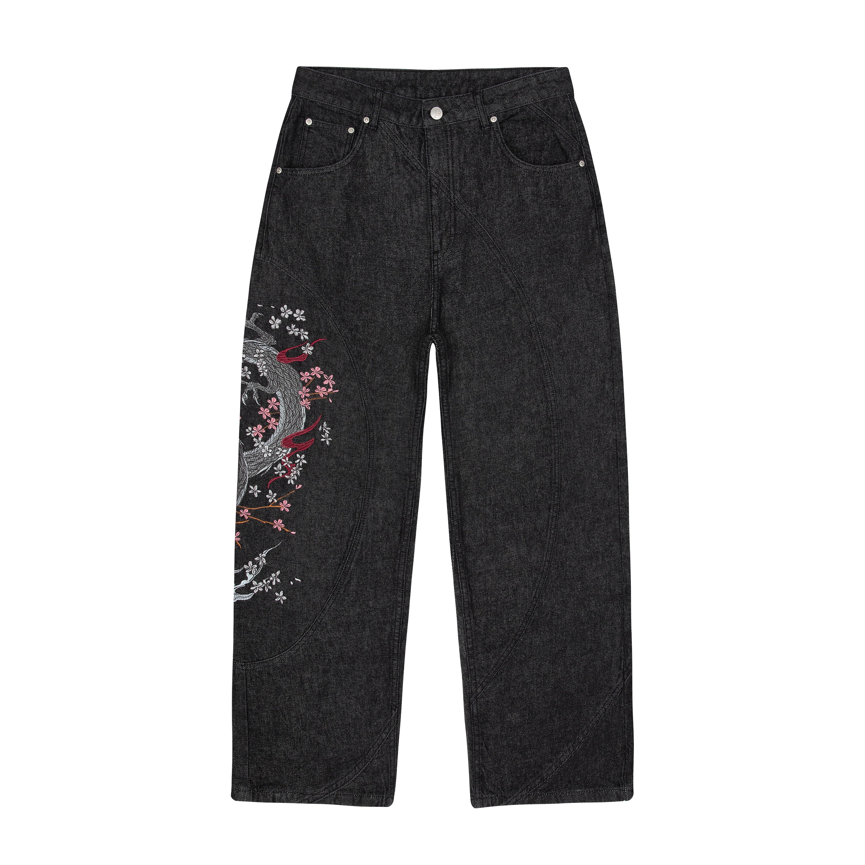 "yakuza" raw Denim black 02