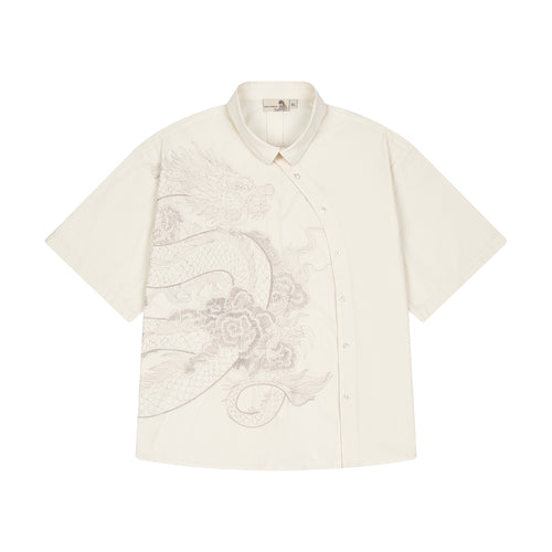 "yakuza" Shirt creme