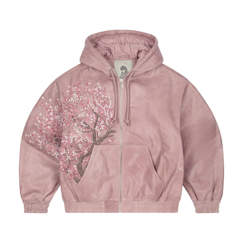 "blossom v3" Leather Jacket