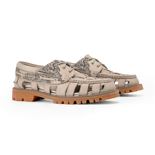"aziza" fisherman boat shoes