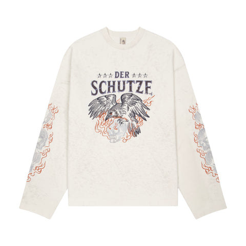 "hellboy" Longsleeve off white