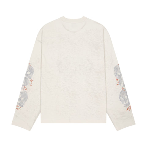 "hellboy" Longsleeve off white