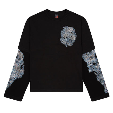 hellboy layered Longsleeve small hellboy layered Longsleeve small