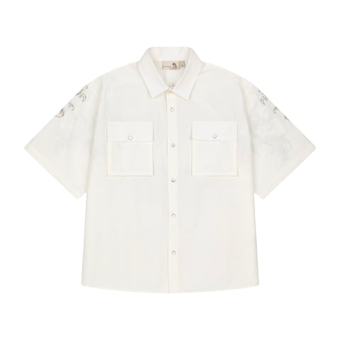 "hellboy" Shirt off white