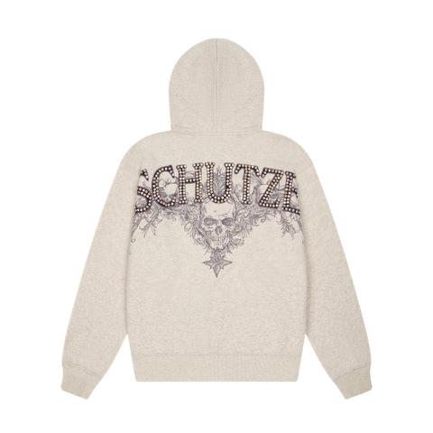 "hellboy" Zip Up grey melange